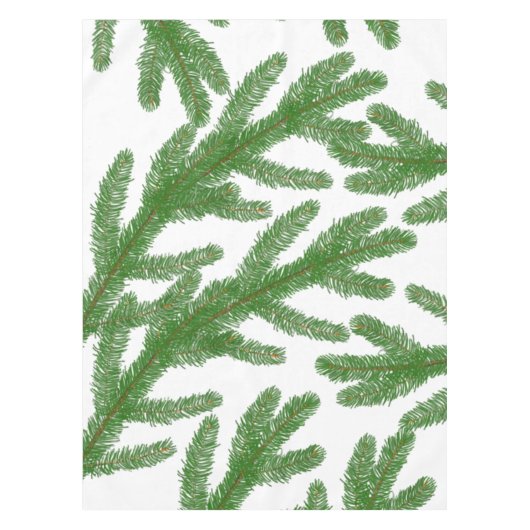 Nappe Branches de sapin vert (Devant)
