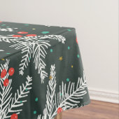 Nappe Branches de sapins blancs de Noël (In Situ)