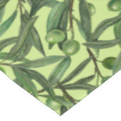 Nappe Branches d'olive sur le vert miel (Angle)
