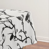 Nappe Branches Oiseaux et Sakura Peinture japonaise (In Situ)