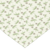 Nappe Branches rouges sur crème - motif sans soudure. (Angle)