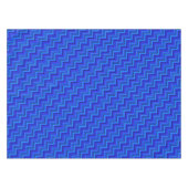 Nappe Brayures bleues escaliers motif (Devant (Horizontal))