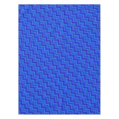 Nappe Brayures bleues escaliers motif (Devant)