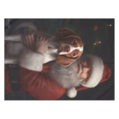 Nappe Bretagne Espagnol avec Noël au Père Noël (Devant (Horizontal))