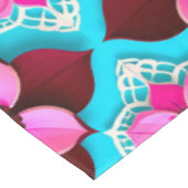 Nappe Bright Floral Pattern avec Fleurs roses (Angle)