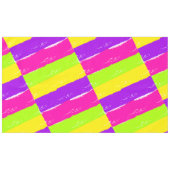 Nappe Bright Neon Peinture Brush Strots | (Devant (Horizontal))