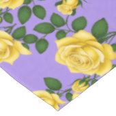 Nappe Bright Yellow Roses With Green Leaves  (Angle)