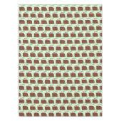 Nappe British Christmas Cake Slice Festive Fête de Fêtes (Devant)