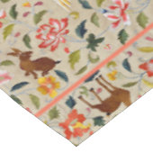 Nappe Broderie de soie animale (Angle)