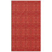 Nappe Broderie française d'or rouge de vacances florale (Devant)