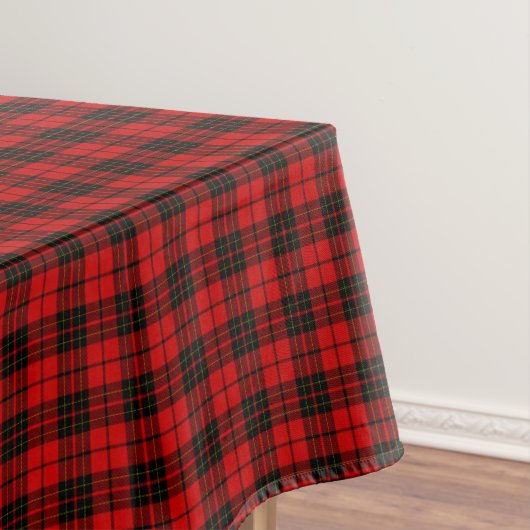 Nappe Brodie tartan rouge noir plaid (In Situ)