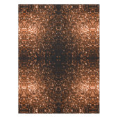 Nappe Bronze orange brun brun faux parties scintillant e (Devant)
