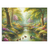 Nappe Brook de printemps avec canards/fleurs (Devant (Horizontal))