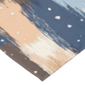 Nappe Brosses Abstraites en bleu, blanc et Brown (2) (Angle)