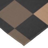 Nappe Brown À damiers noir En vichy Motif (Angle)