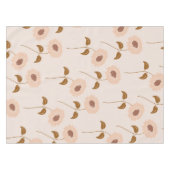 Nappe Brown Beige Retro Y2K Hippie Motif de tournesol (Devant (Horizontal))