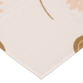 Nappe Brown Beige Retro Y2K Hippie Motif de tournesol (Angle)