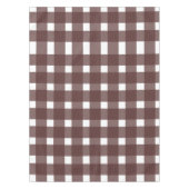 Nappe Brown blanc En vichy Motif (Devant)