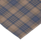 Nappe Brown bleu Tartan Plaid Rustique Motif (Angle)