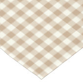 Nappe Brown de coton de guingan d'amande (Angle)