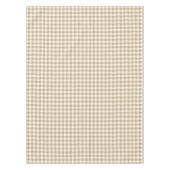Nappe Brown de coton de guingan d'amande (Devant)