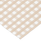 Nappe Brown et blanche de thanksgiving de guingan (Angle)