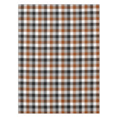 Nappe Brown noir blanc Twill En vichy design (Devant)