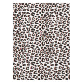 Nappe Brown noir et Empreinte de léopard blanc (Devant)