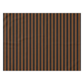 Nappe Brown noir rayures Motif sans couleur (Devant (Horizontal))