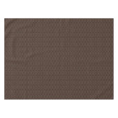 Nappe brun chocolat de coton de mosaïque (Devant (Horizontal))