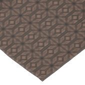 Nappe brun chocolat de coton de mosaïque (Angle)