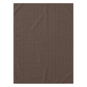 Nappe brun chocolat de coton de mosaïque (Devant)
