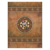 Nappe Brun Nautique Rustique Conception (Devant)