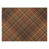 Nappe Brun, rouge rouille et vert carreau d'automne (Devant (Horizontal))