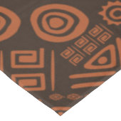 Nappe Bruns africains ethniques et or #10 de modèle (Angle)
