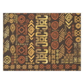 Nappe Bruns africains ethniques et or #11 de modèle (Devant (Horizontal))