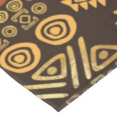 Nappe Bruns africains ethniques et or #11 de modèle (Angle)