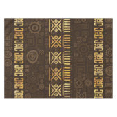Nappe Bruns africains ethniques et or #2 de modèle (Devant (Horizontal))