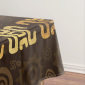 Nappe Bruns africains ethniques et or #2 de modèle (In Situ)