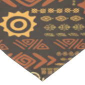 Nappe Bruns africains ethniques et or #5 de modèle (Angle)