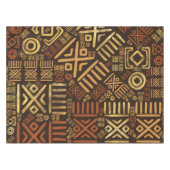 Nappe Bruns africains ethniques et or #6 de modèle (Devant (Horizontal))
