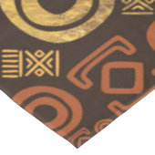 Nappe Bruns africains ethniques et or #6 de modèle (Angle)