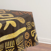 Nappe Bruns africains ethniques et or #6 de modèle (In Situ)