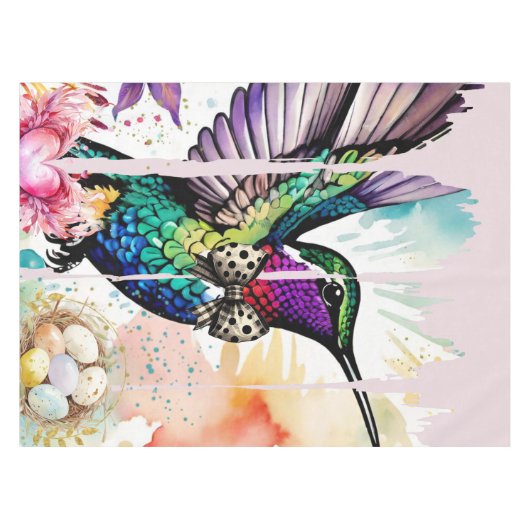 Nappe Brushstroke Bird Art (Devant (Horizontal))