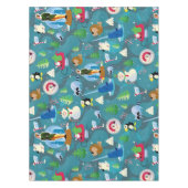 Nappe Buddy l'elfe et personnages Motif Turquoise (Devant)