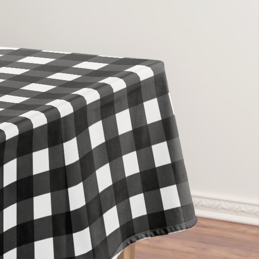 Nappe Buffalo blanc grand plaid (In Situ)