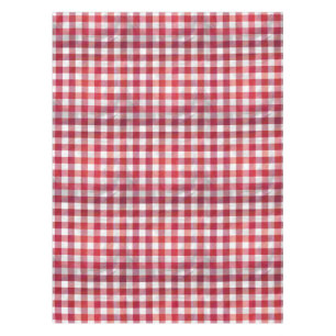 Nappe Buffalo plaid rouge et blanc
