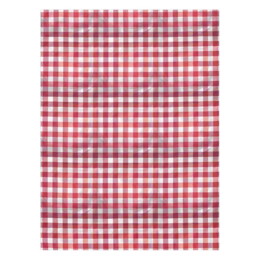 Nappe Buffalo plaid rouge et blanc (Devant)
