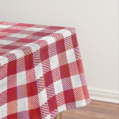 Nappe Buffalo plaid rouge et blanc (In Situ)