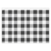 Nappe Buffle noir blanc En vichy vérifier les jours féri (Devant (Horizontal))